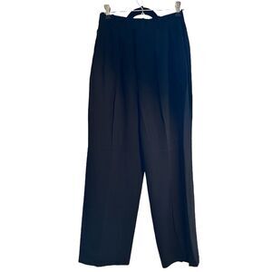 Vintage Nordstrom Bill Blass Womens Black Wool Sz 2  Pants Slacks